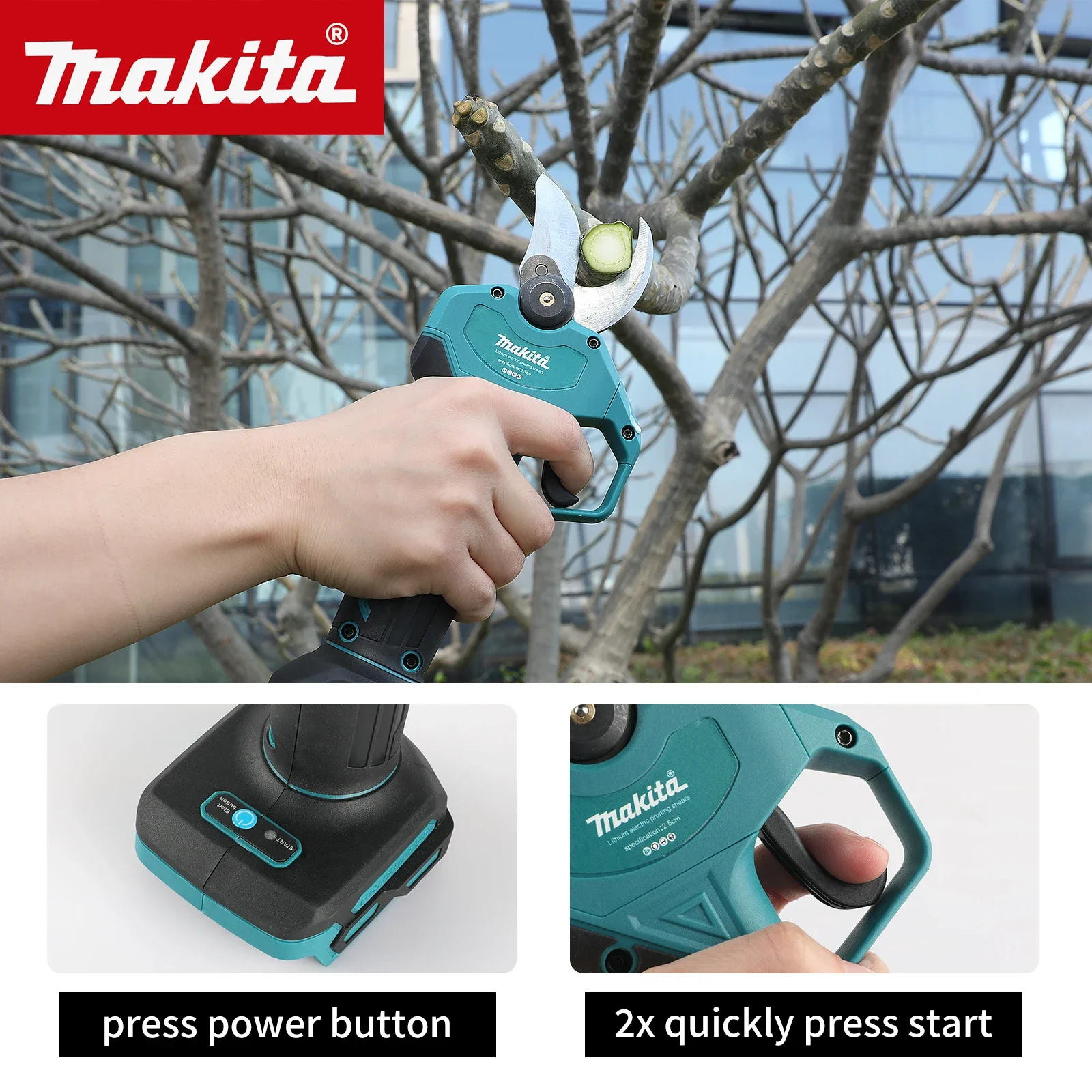 Gardening Tools Vegetables - Akku-betriebene elektrische Schere zum Beschneiden von