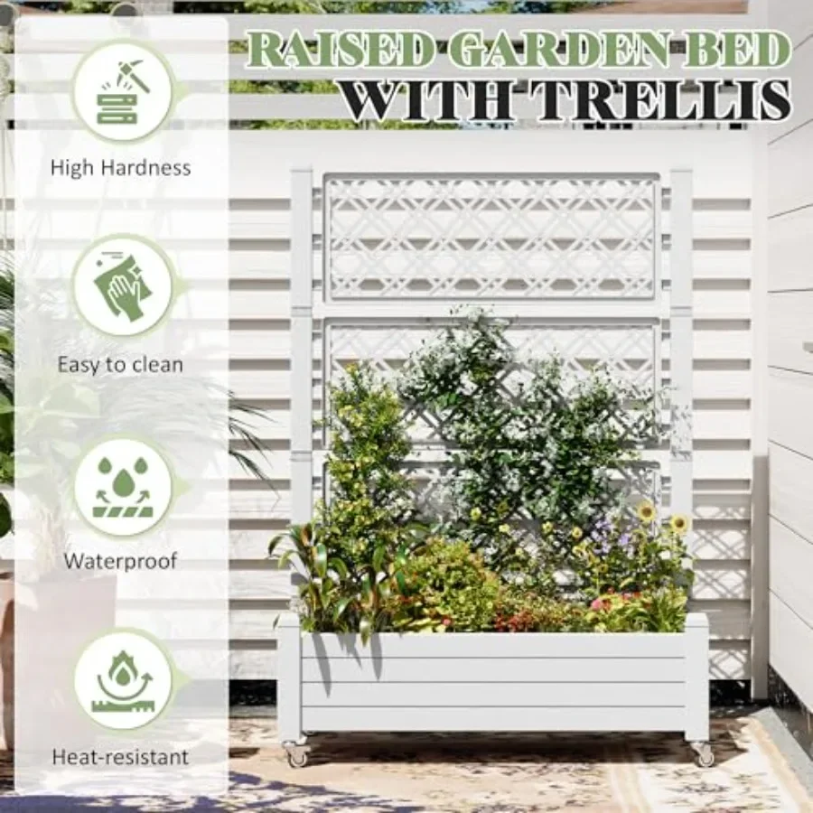 Gartenbeet mit Rankhilfe, selb – Self-Watering Planter Bewertung und Preis
